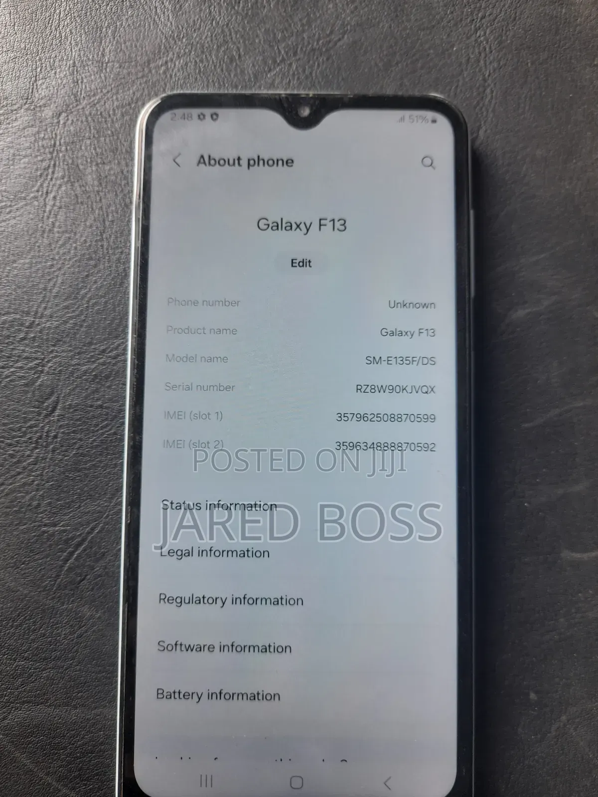 Samsung Galaxy F13 64 GB White