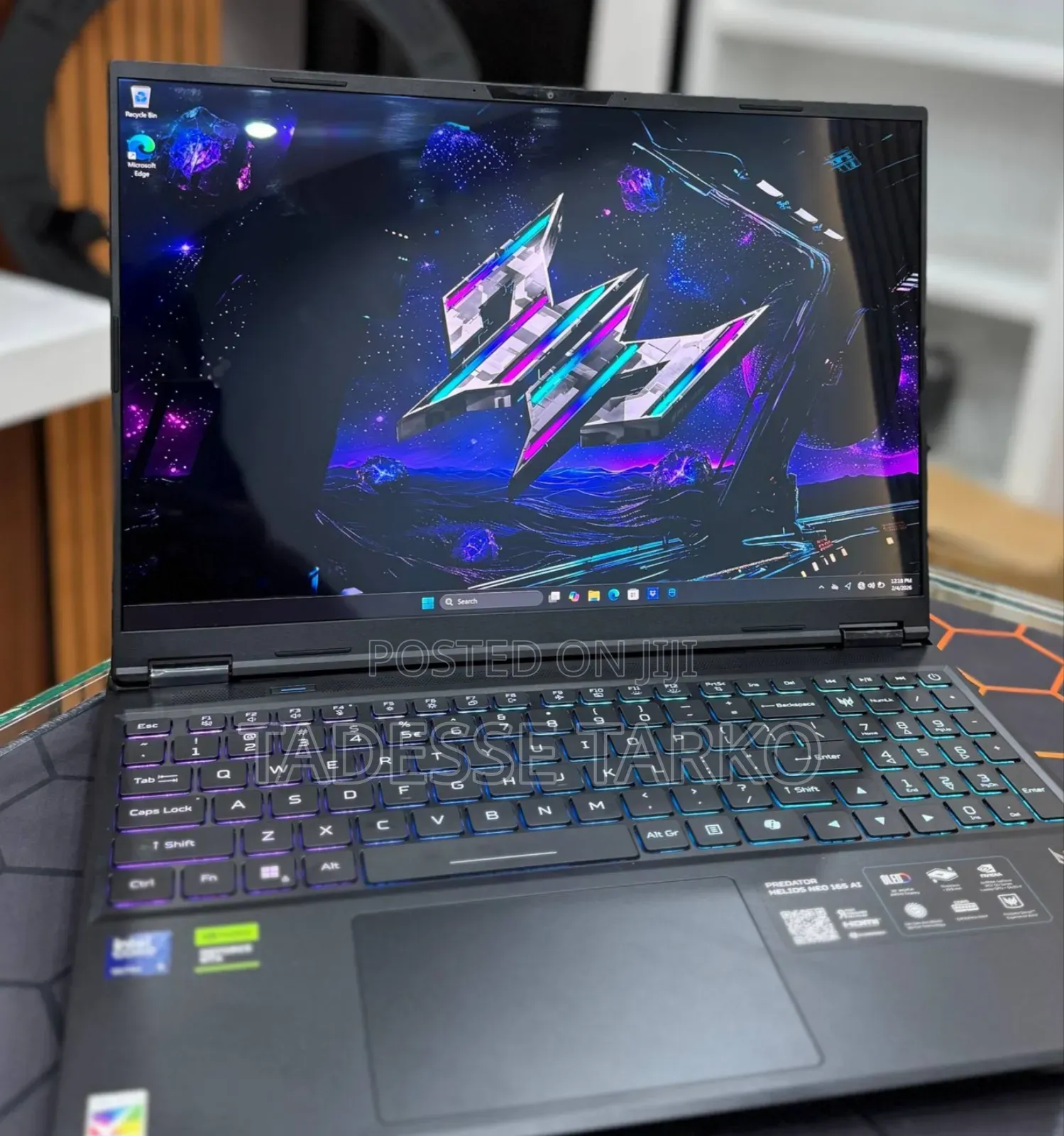 New Laptop Acer Predator Helios Neo 16 32GB Intel Core Ultra 9 SSD 1T