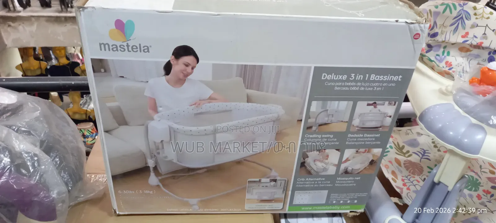 Mastela 3 in 1 Bassinet
