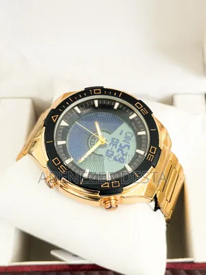 Men's Analog-Digital Quartz Watch, Likely Branded by Fossil