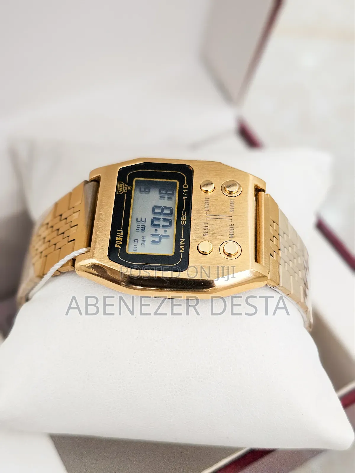 Casio Vintage A1100g-5ef, a Gold Ion-Plated Digital Watch