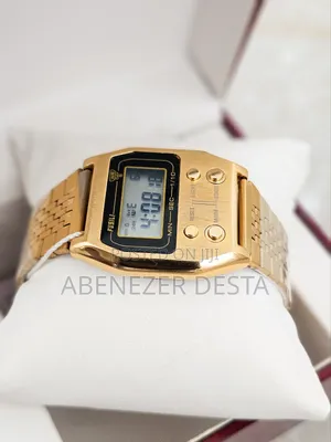 Casio Vintage A1100g-5ef, a Gold Ion-Plated Digital Watch