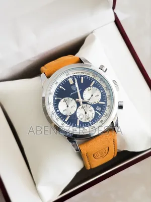 Poedagar Chronograph Wristwatch Featuring a Blue Dial,