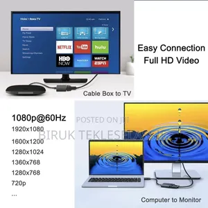 Hdmi Male to Vga Female Adapter Converter Cable for Video HDTV Pc