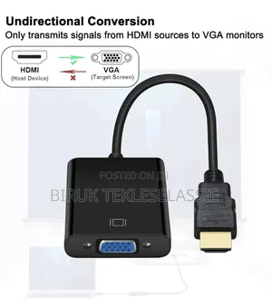 Hdmi Male to Vga Female Adapter Converter Cable for Video HDTV Pc