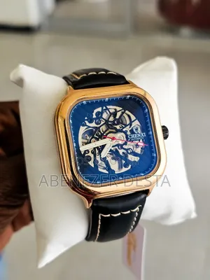 Chenxi Automatic Watch (Model 8810b) Features a Square Rose Gold Case