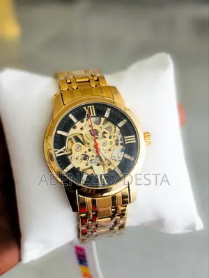 Skmei 9222 Automatic Mechanical Watch, Which Features a Golden