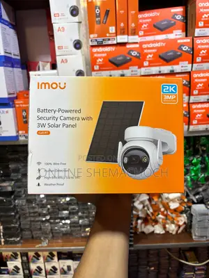 Imou Cell Pt Battery Powered Security Camera With 3w Solar Panel