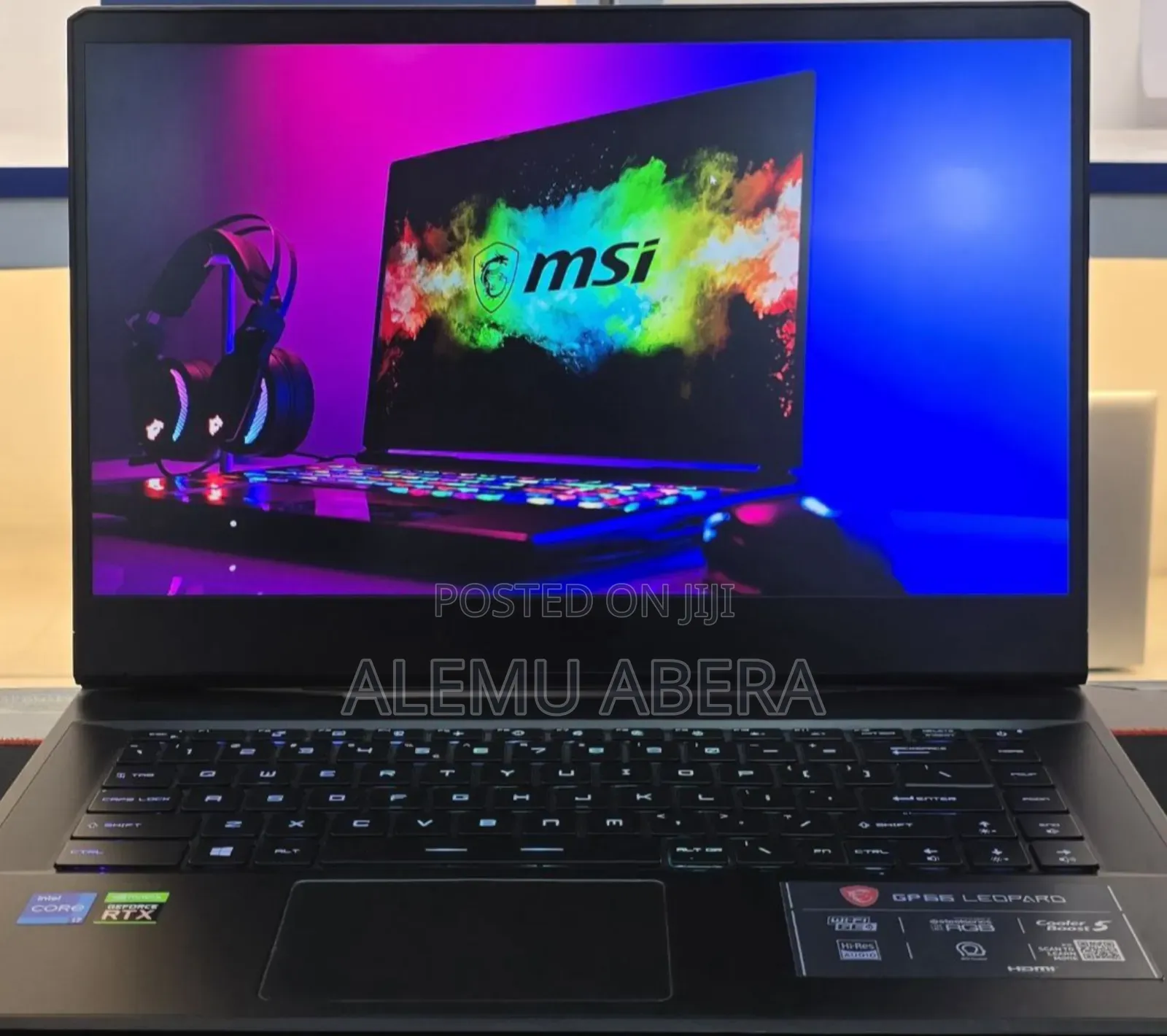 New Laptop MSI GP75 Leopard 16GB Intel Core i7 SSD 1T