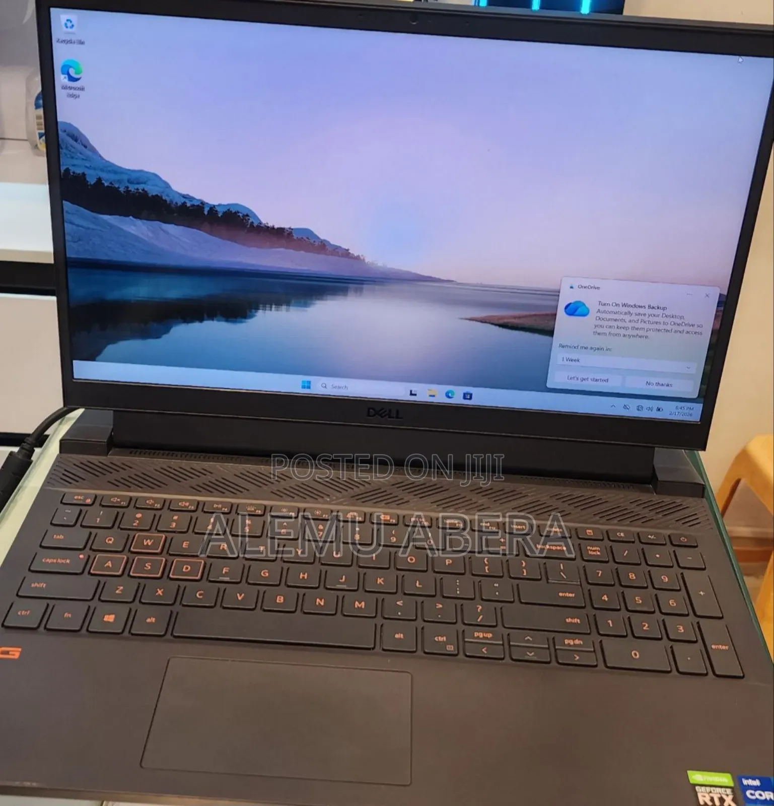 New Laptop Dell G15 5511 16GB Intel Core i7 SSD 512GB