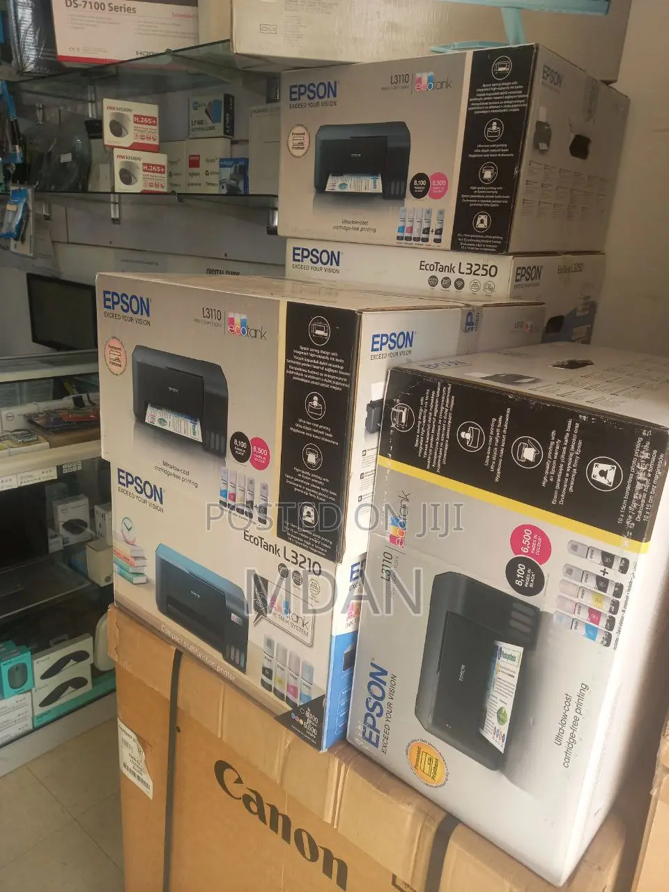 Epson Ecotank L3250 Wi-Fi 3-in-1 Print, Copy, and Scan for Home Office