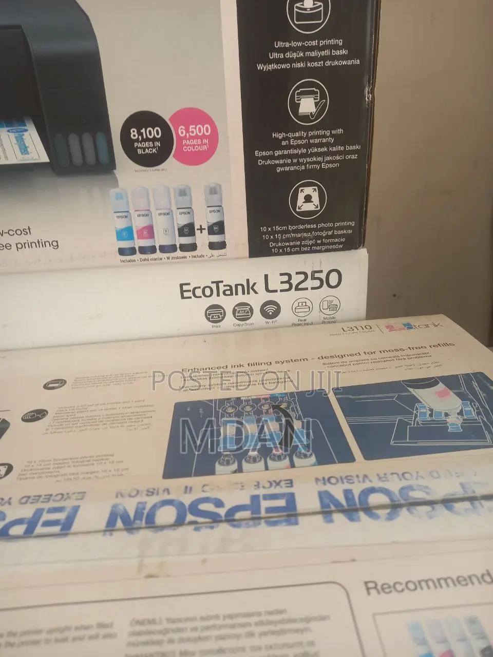 Epson Ecotank L3250 Wi-Fi 3-in-1 Print, Copy, and Scan for Home Office