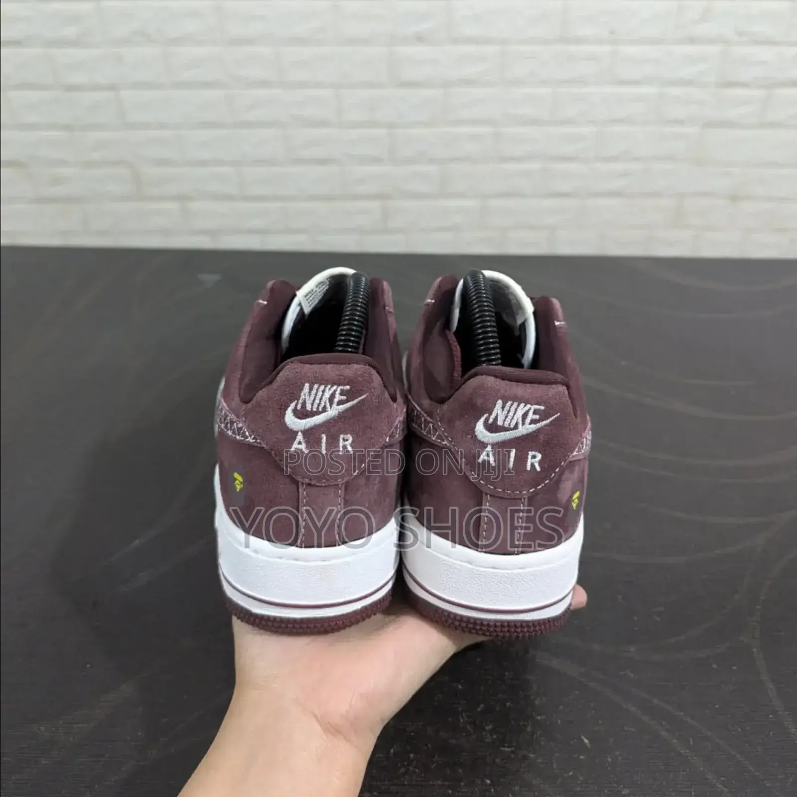 New Arrival Nike Air Force 1 Low Retro White/Brown Fashion Sneaker