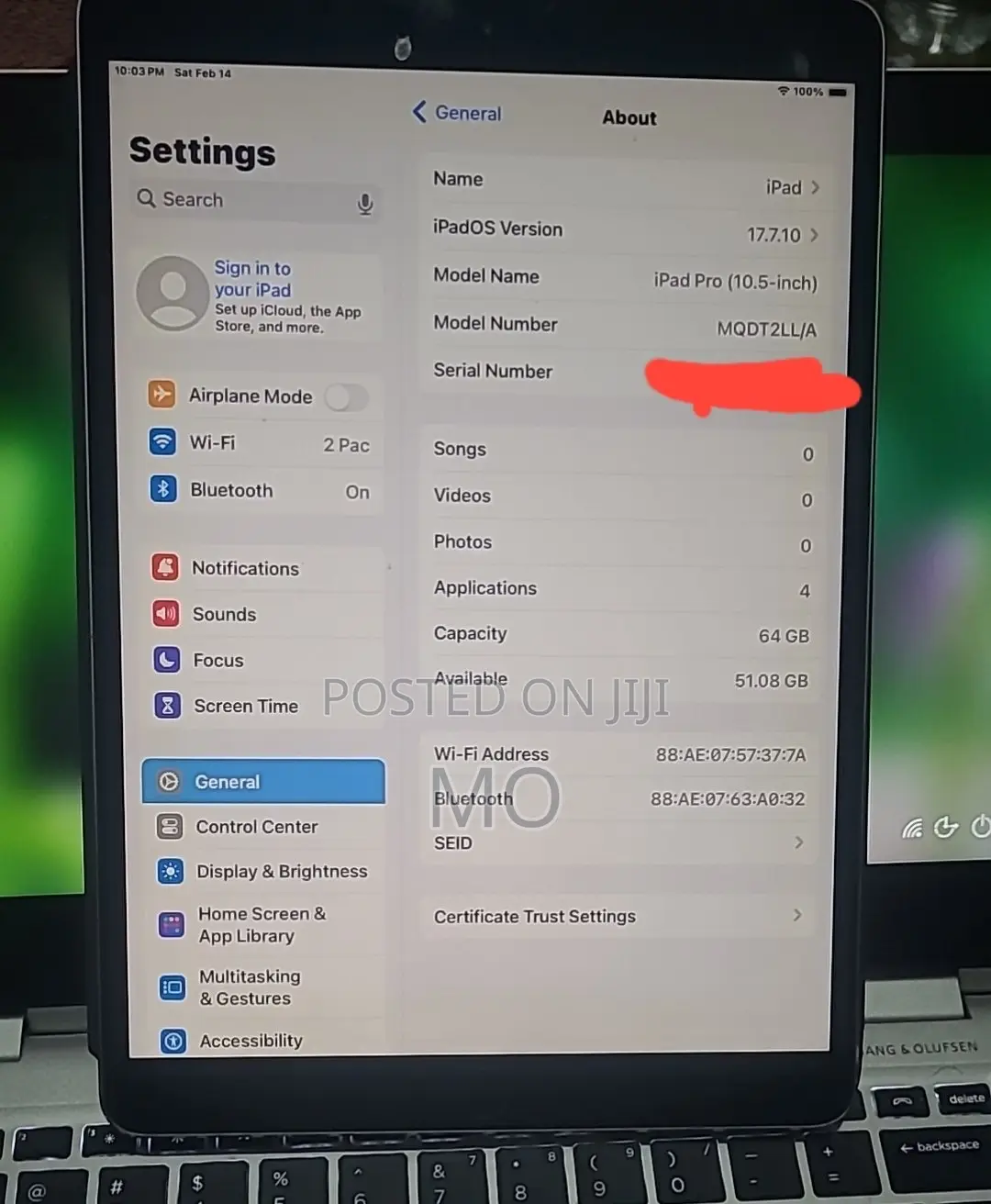 Apple iPad Pro 64 GB Silver