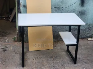 Study Table ( ማጥኛ ጠረጴዛ ) 100 × 60 Cm White