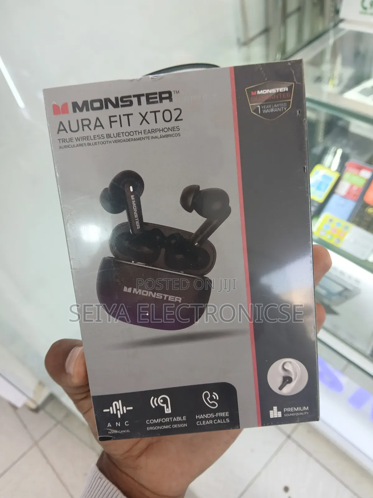 Monster Aura Fit Xt02 True Wireless Bluetooth Earphones.