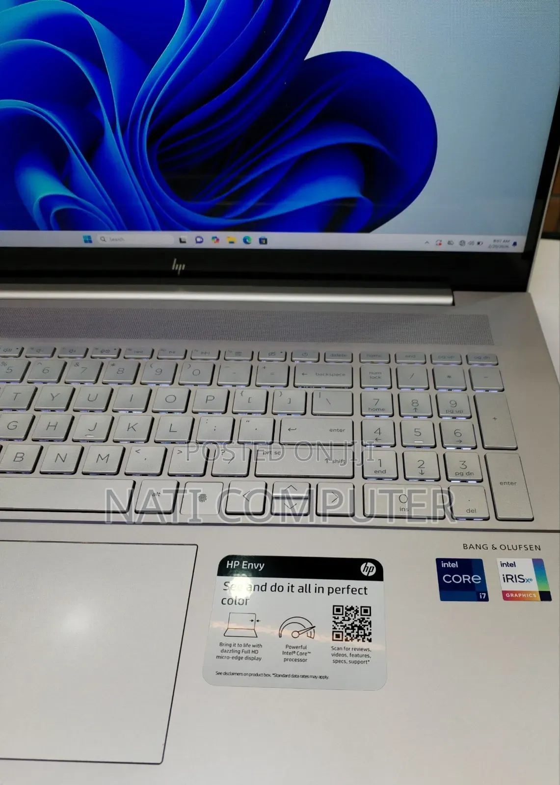 New Laptop HP Envy 17t 16GB Intel Core i7 SSD 512GB