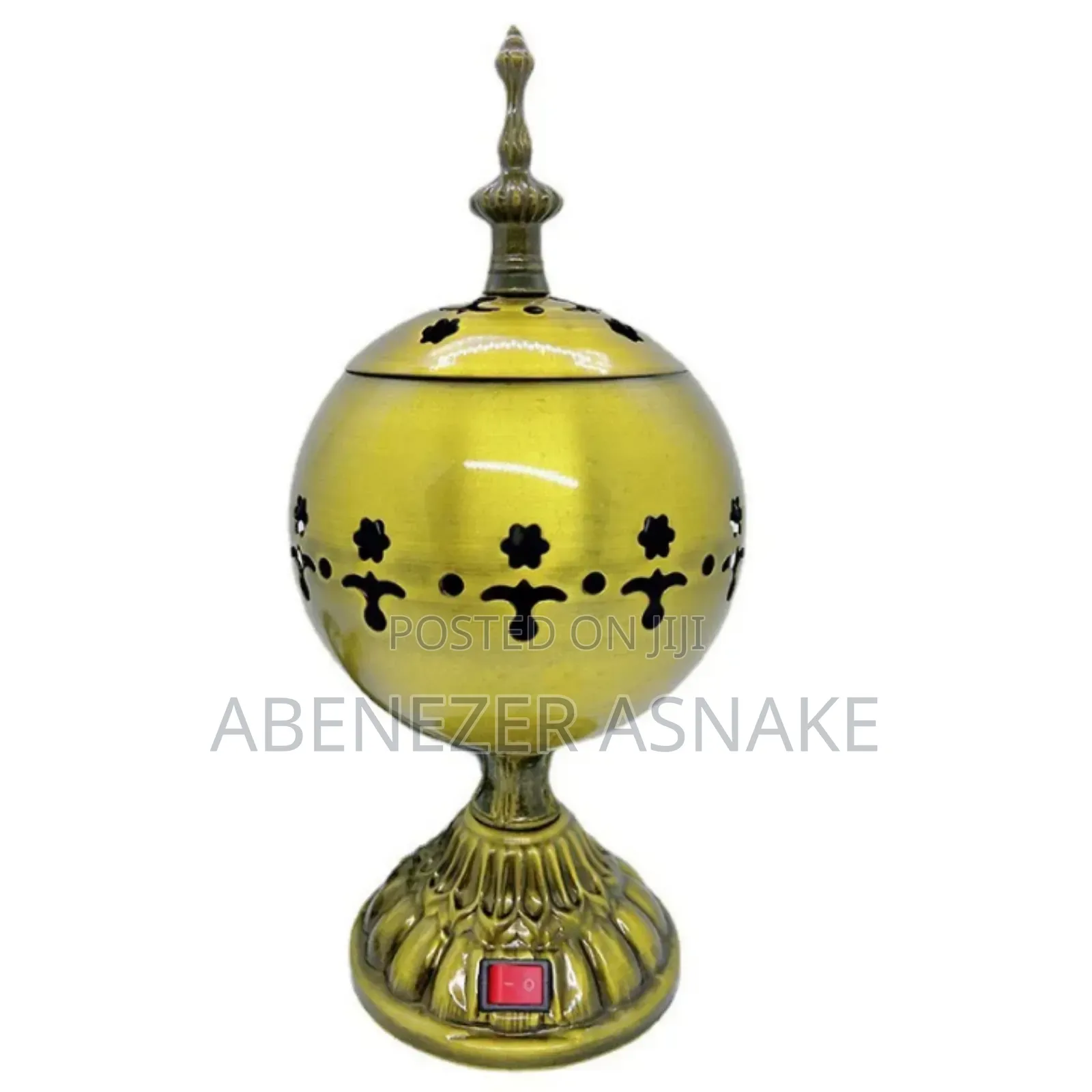 Luxury Gold Eletctic Bakhoor Include Burner