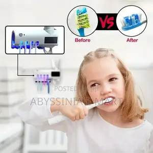 Multi Functional Toothbrush Sterilizer Dispenser