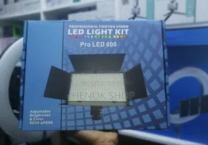 Go Pro! Led 600 Photo Video Light Kit