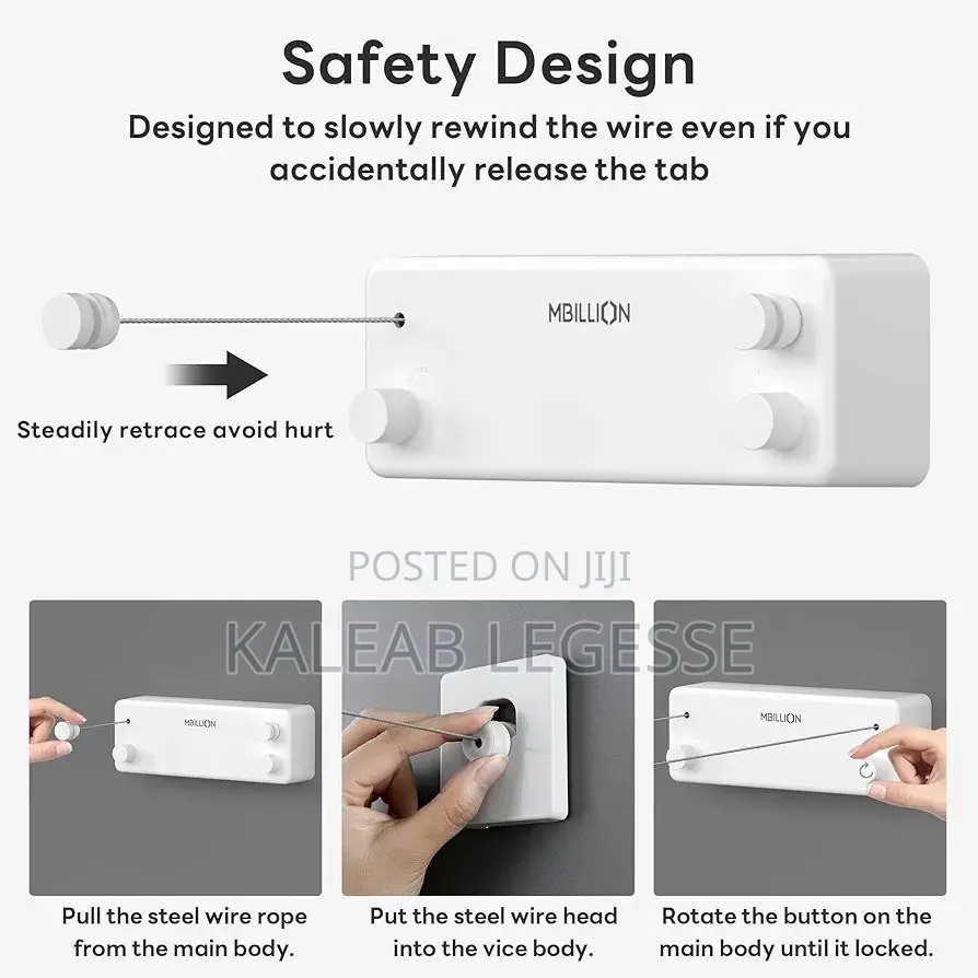 Double Rope Retractable Clothesline