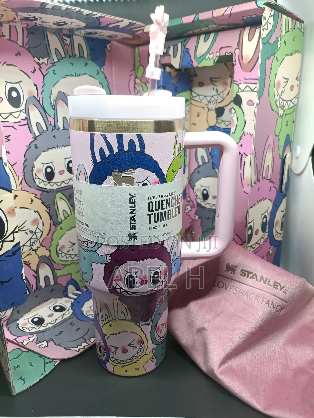 Cute Stanley Cup Thumbler | Labubu Collab