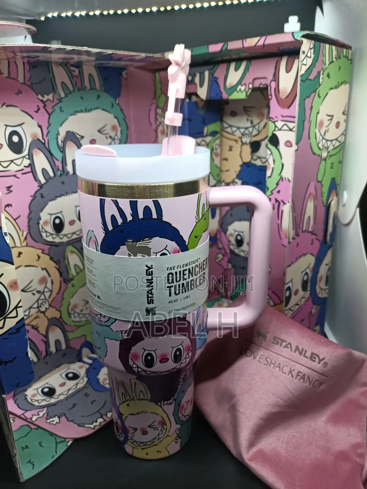 Cute Stanley Cup Thumbler | Labubu Collab