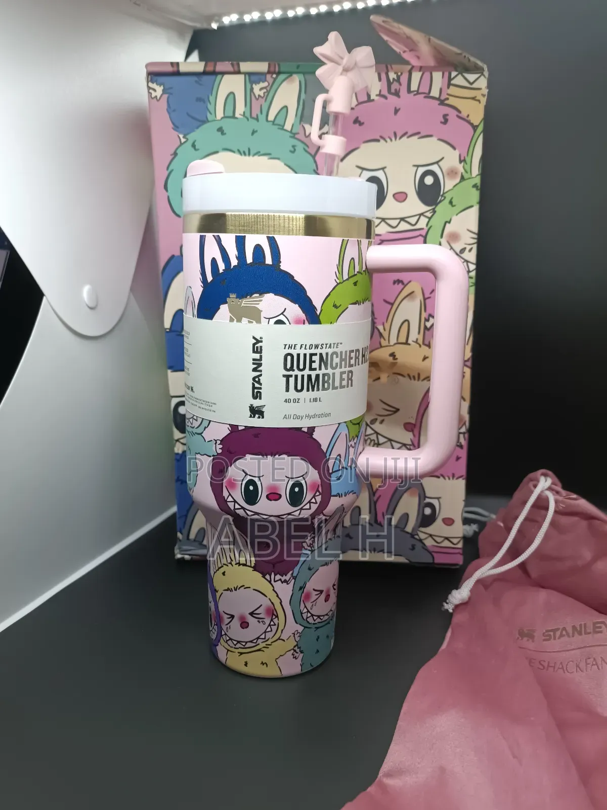 Cute Stanley Cup Thumbler | Labubu Collab