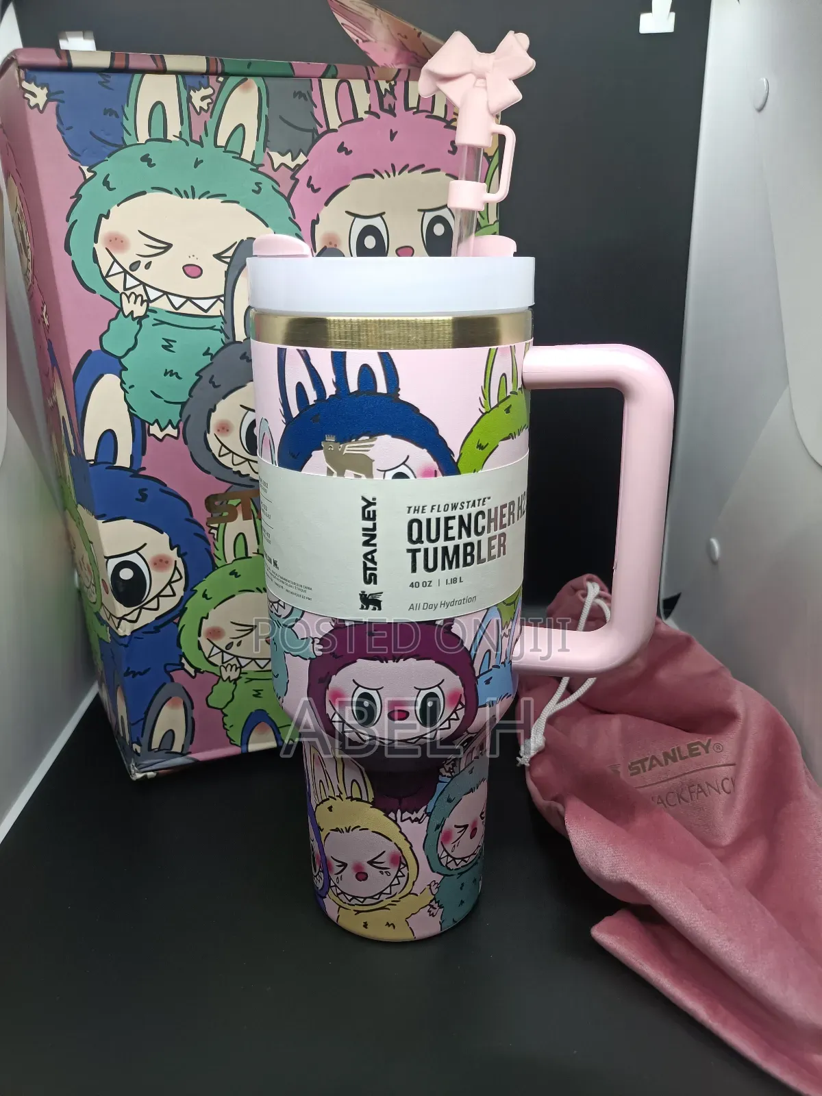 Cute Stanley Cup Thumbler | Labubu Collab