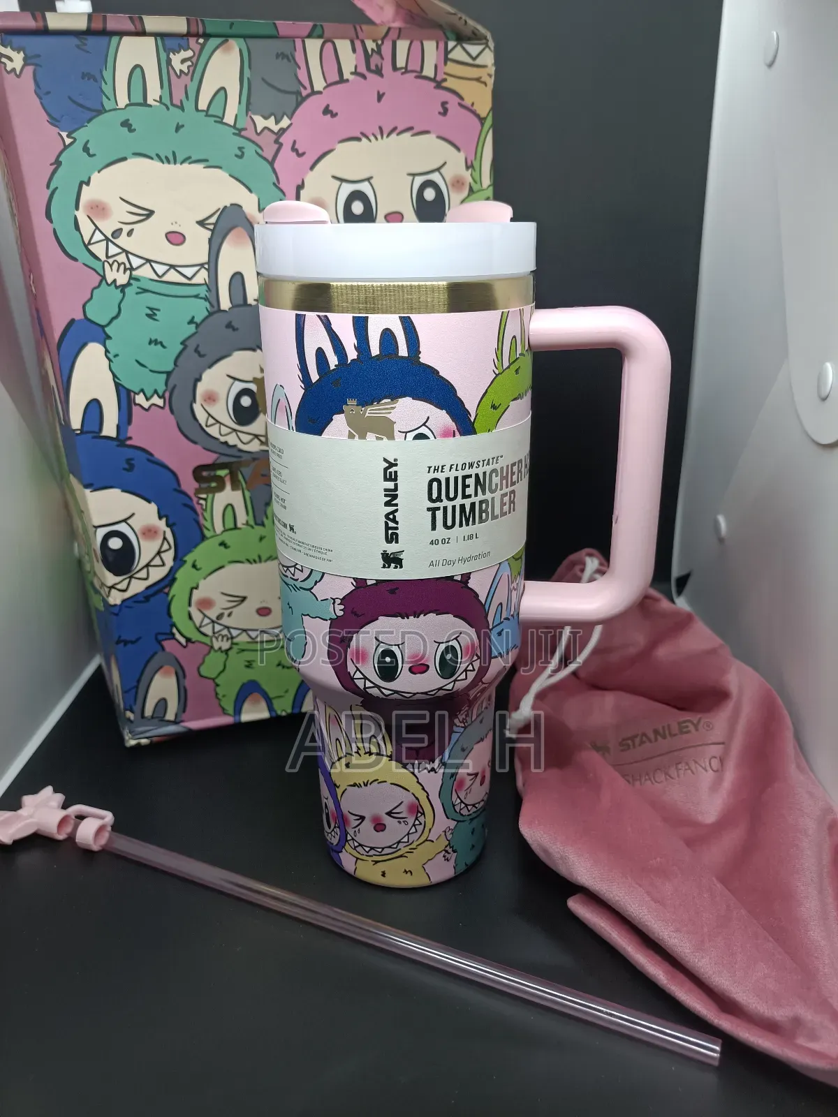 Cute Stanley Cup Thumbler | Labubu Collab