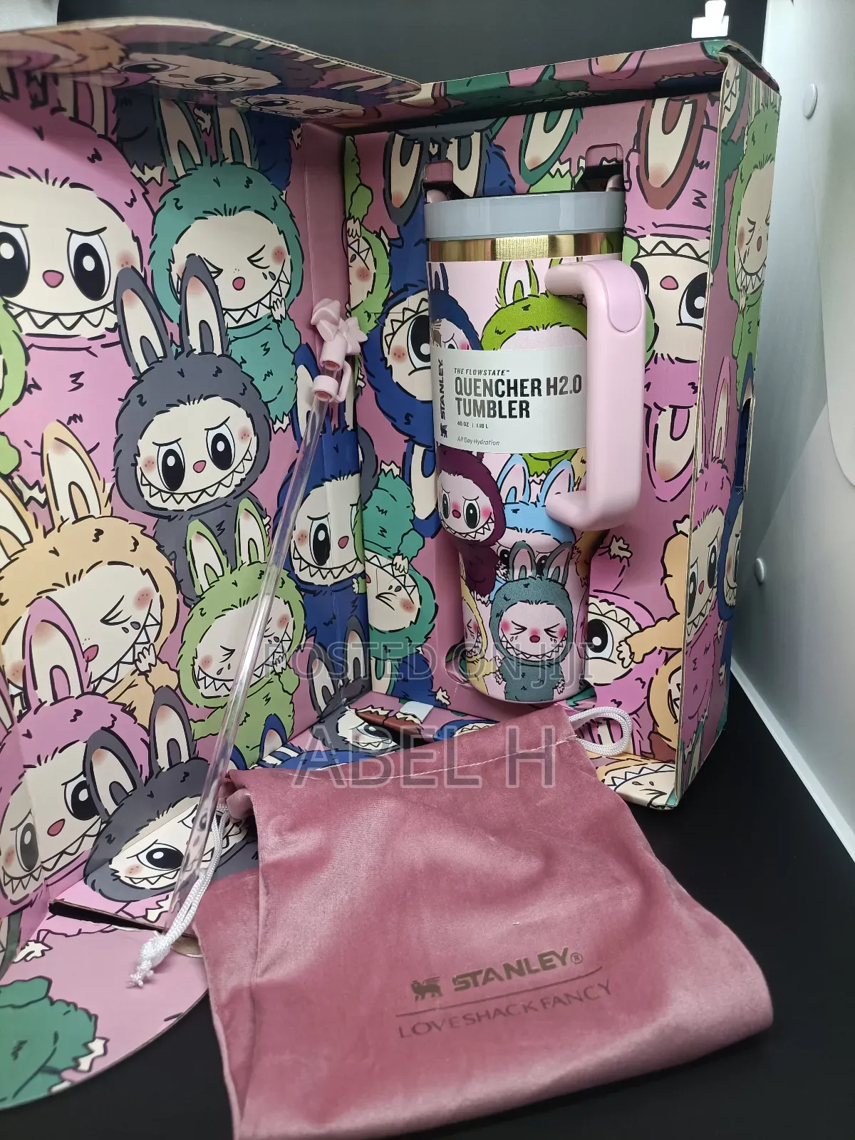 Cute Stanley Cup Thumbler | Labubu Collab