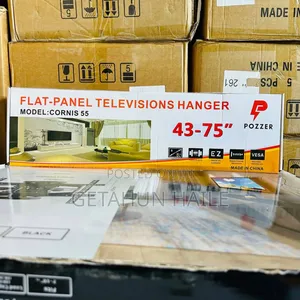 Pozzer Cornis Tv Wall Mount 43-85" (ኮርኒስ ላይ Tv መስቀያ)