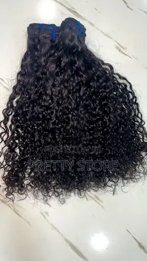 20 Inch Single Drawen Pixie Curls 100% Original Human Hair 3 PCS