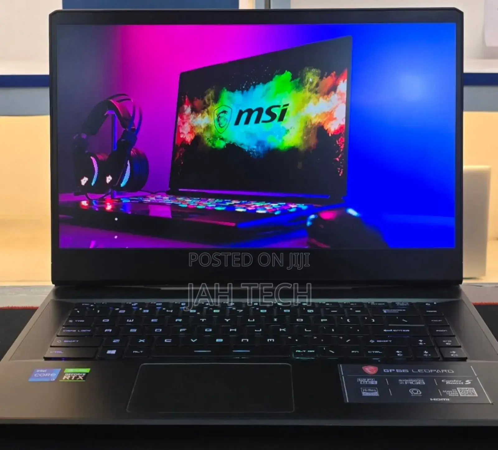 New Laptop MSI Pulse GL66 16GB Intel Core i7 SSD 512GB