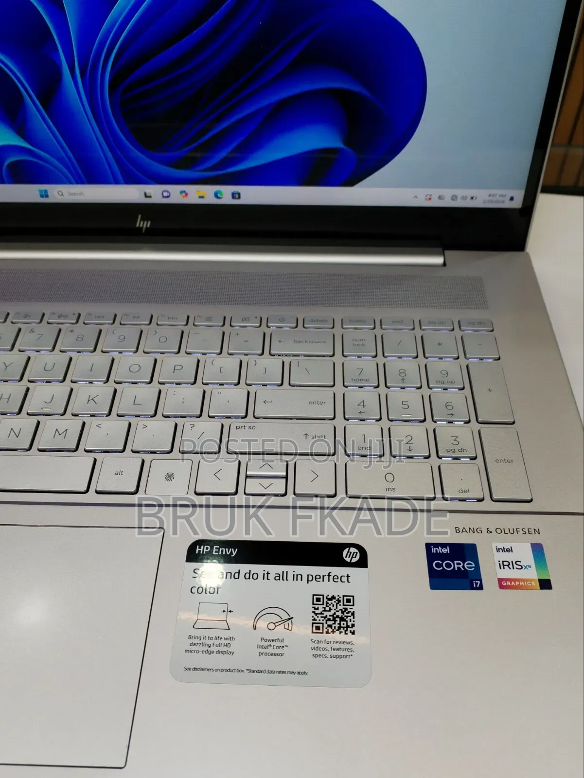 New Laptop HP Envy 17 16GB Intel Core i7 SSD 512GB