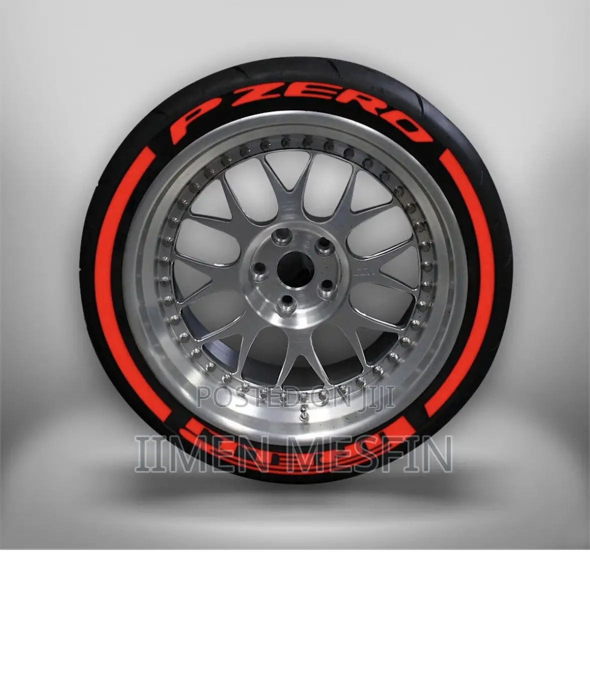 Car Tire Lettering Sticker