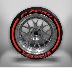 Car Tire Lettering Sticker