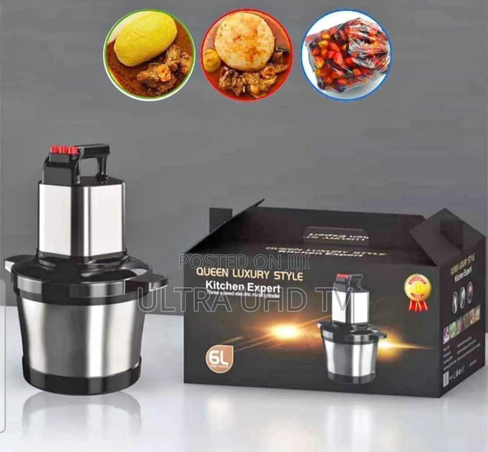 Queen Luxury Style Kitchen Expert Three-Speed Electric Meat Grinder.