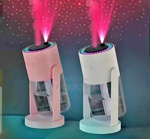 2-in-1 Desktop Usb Humidifier And Starry Sky Night Light Projector.