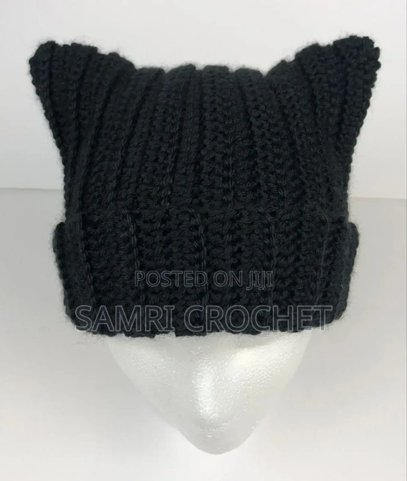 Handmade Crochet Cat Style Beanie Soft Stylish (Price Negotiable)