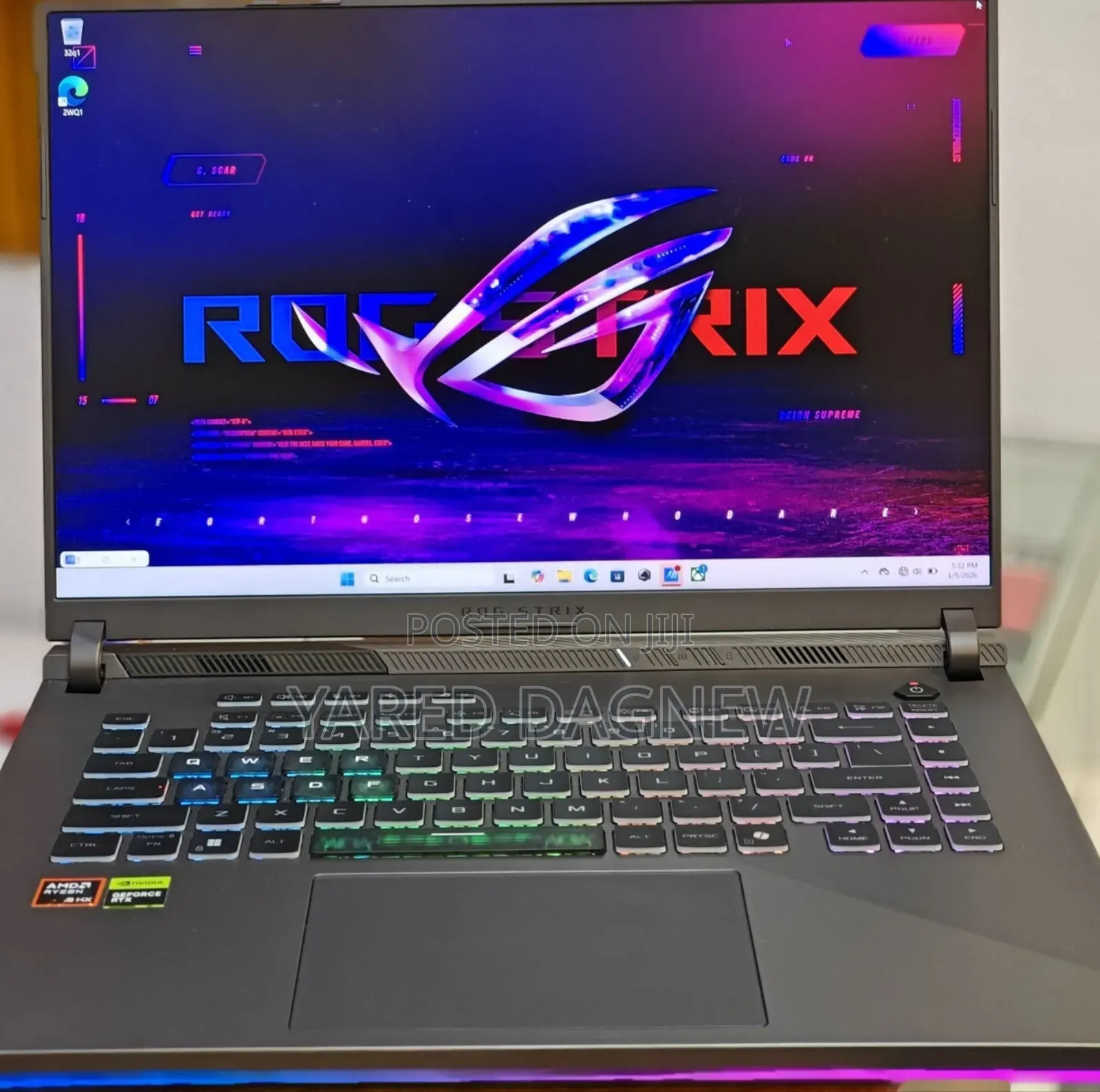 New Laptop Asus ROG Strix G16 G614 16GB AMD Ryzen 9 SSD 1T