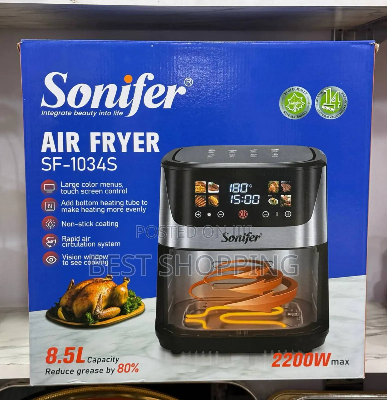 Sonifer Air Fryer 8.5 Liter Original