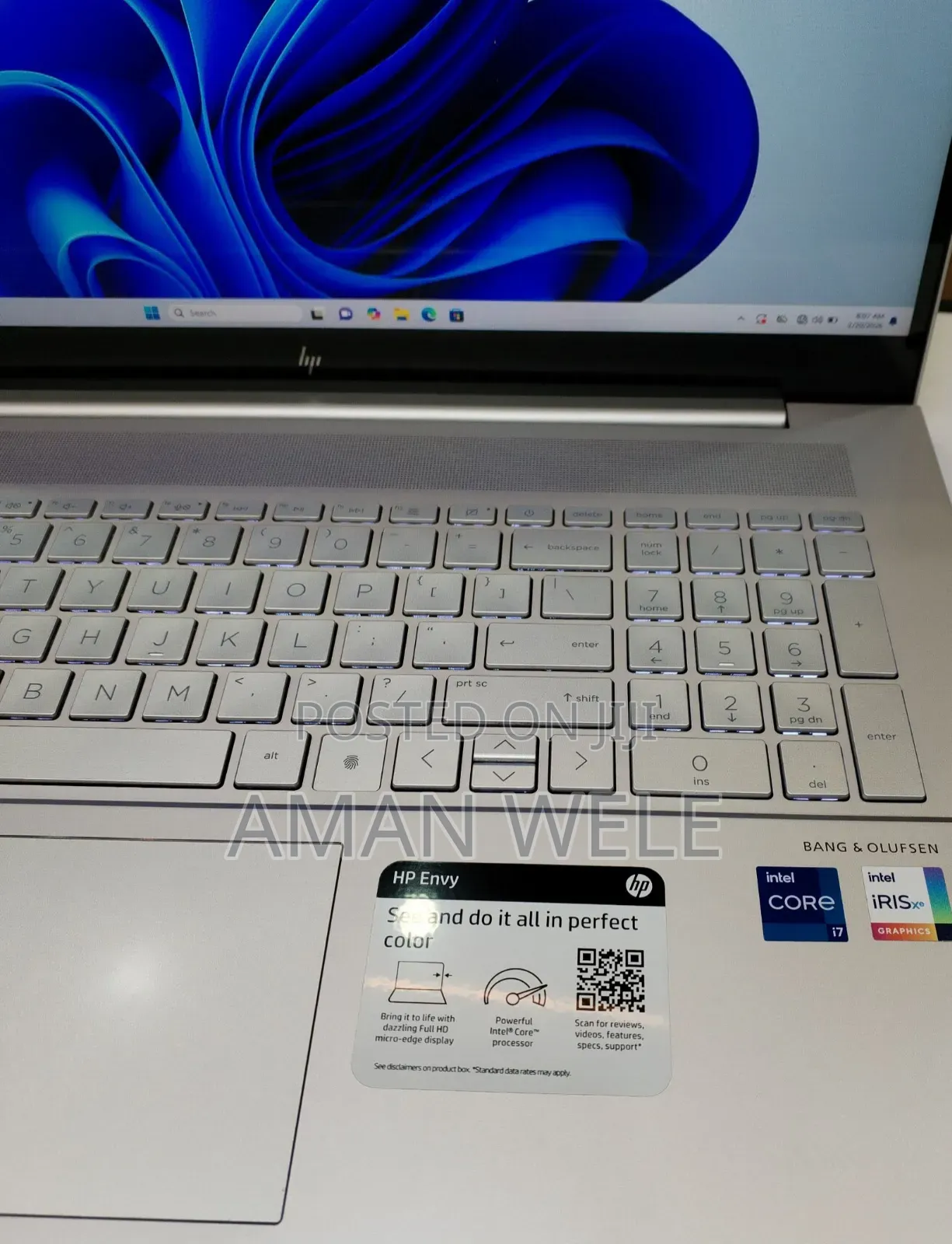 New Laptop HP Envy 17 16GB Intel Core i7 SSD 512GB