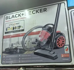 Black Decker Multi-Cyclonic Bagless Corded Canister Vacuum Cleaner