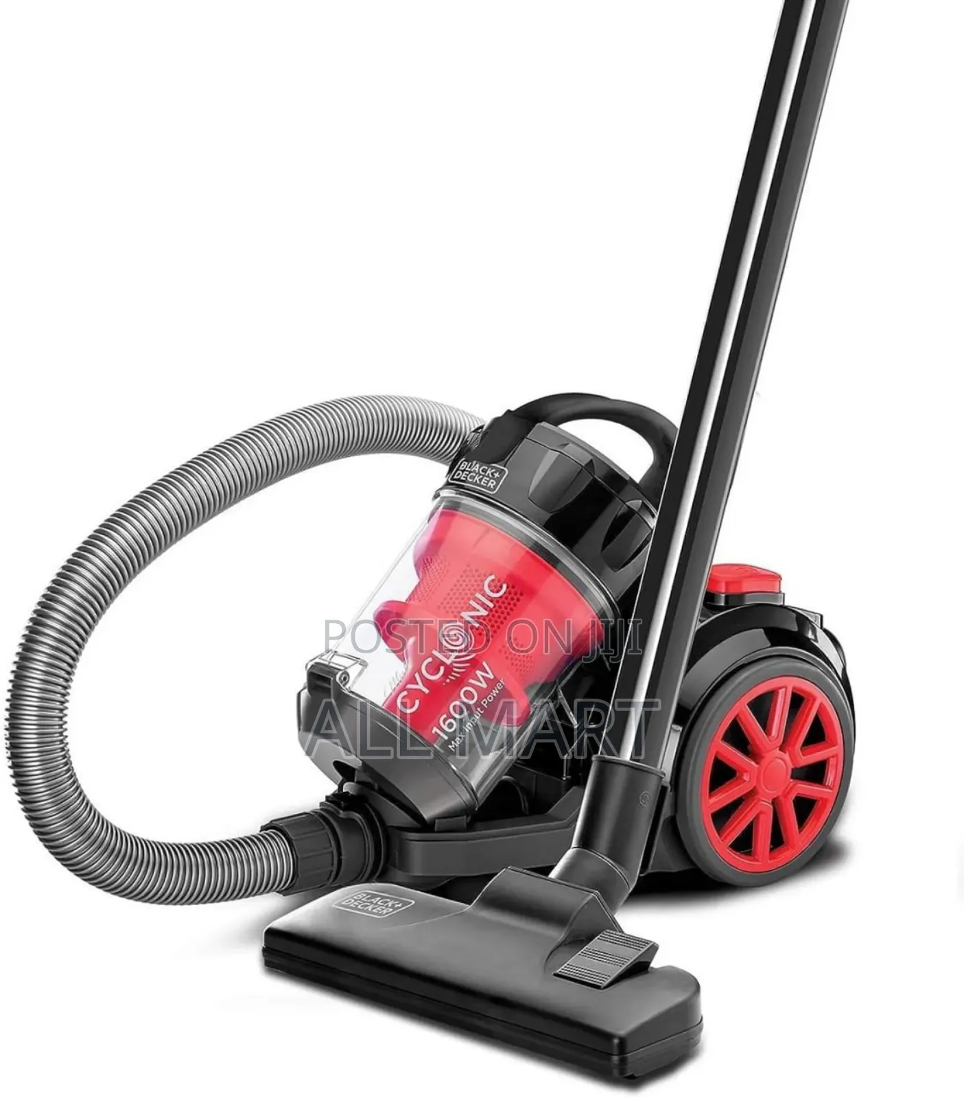 Black Decker Multi-Cyclonic Bagless Corded Canister Vacuum Cleaner