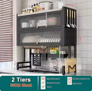 Upgraded and High Capacity Kitchen Over Sink Utensils Storage Rack