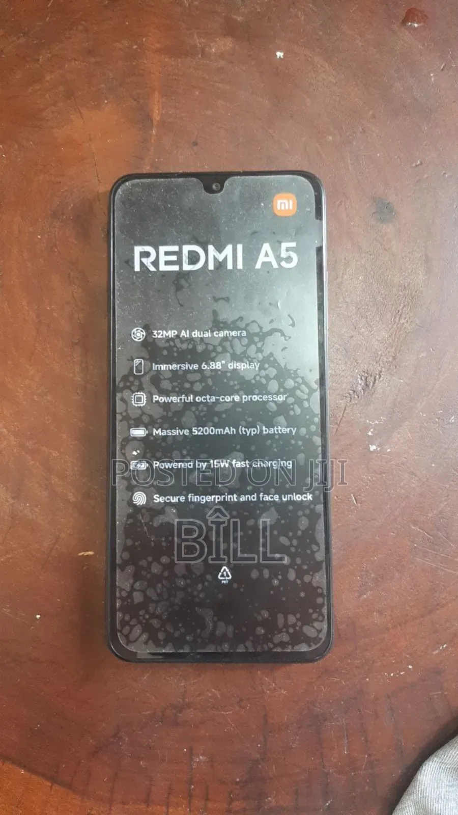 New Xiaomi Redmi A5 4G 128 GB Black