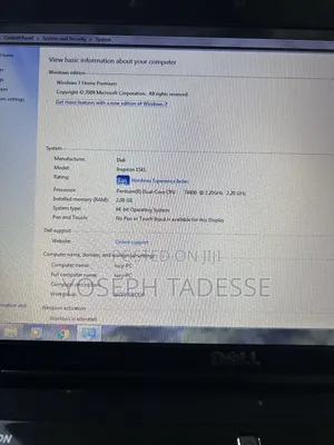 Laptop Dell Inspiron 15 1545 2GB Intel Pentium HDD 256GB