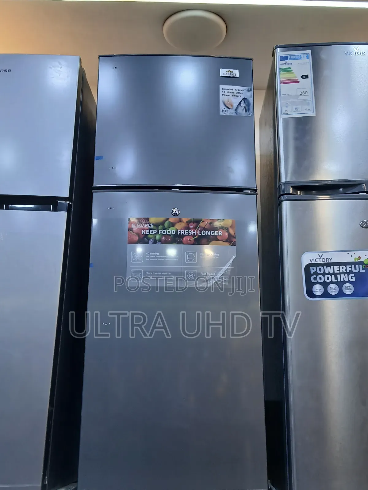 Elegance Refrigerator,202l Model Labeled "Elegance," Featuring