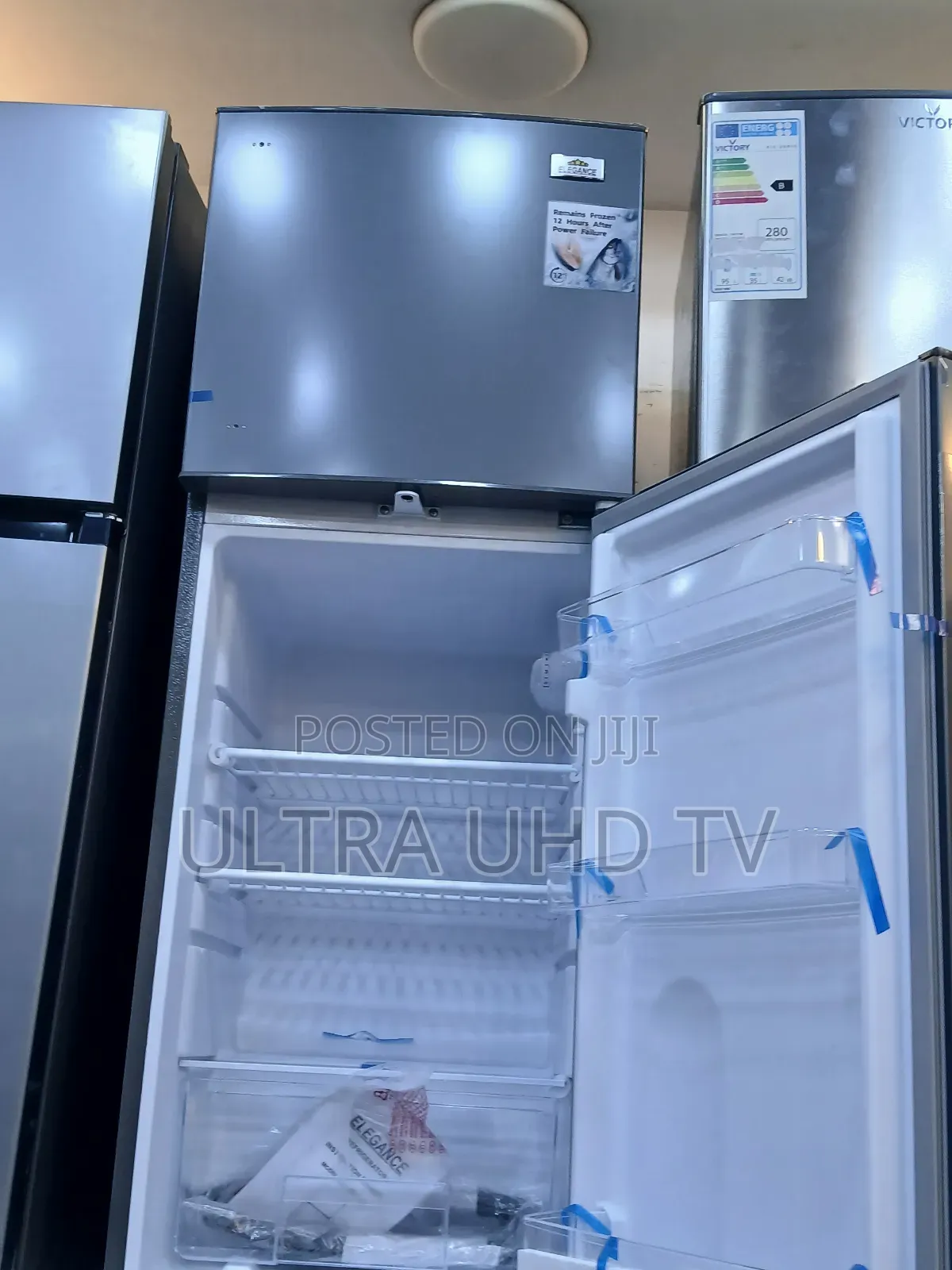 Elegance Refrigerator,202l Model Labeled "Elegance," Featuring